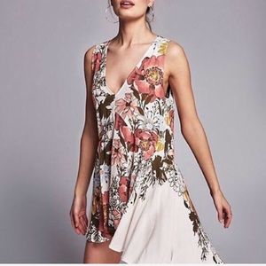 Floral cream Free People dress